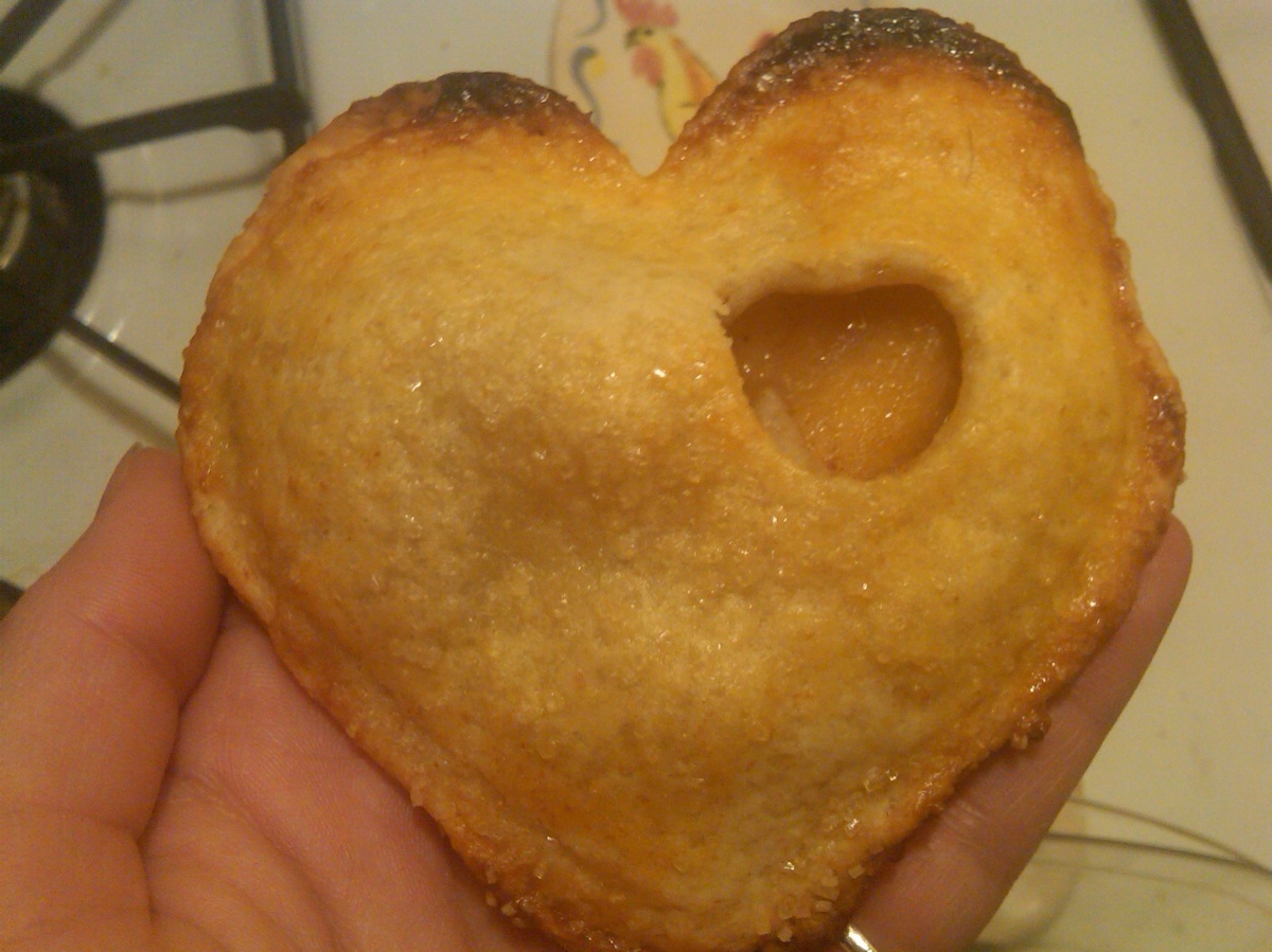 Heart shaped pie